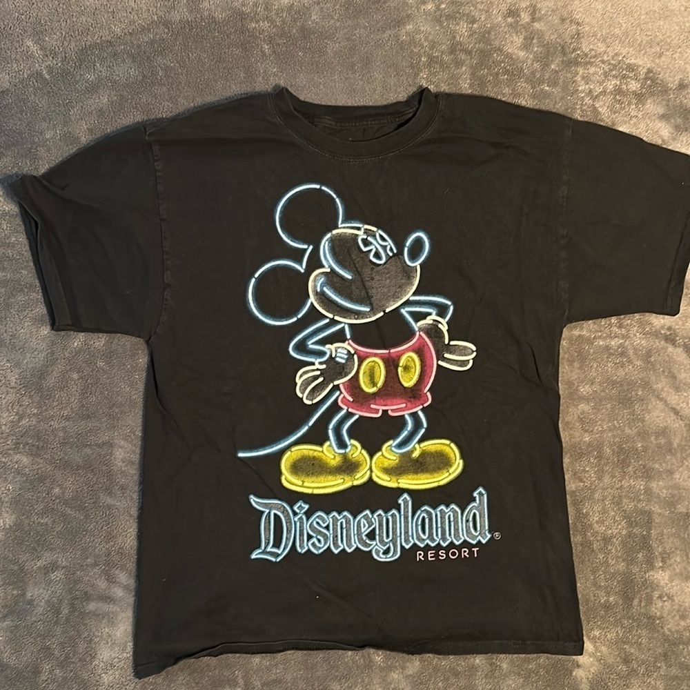 Disneyland resort neon mickey shirt mens size medium - Picture 1 of 6